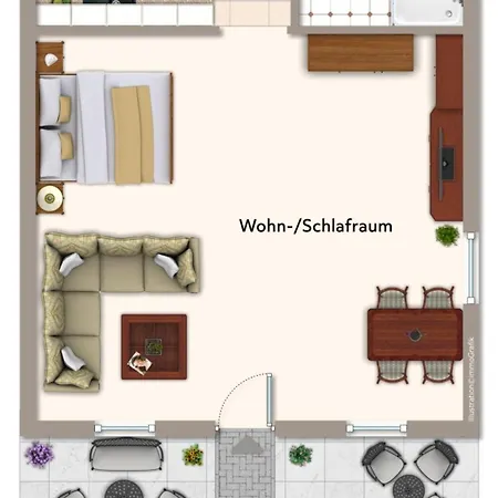 Ederseeglueck - 3 Ebenerdig Lejlighed *